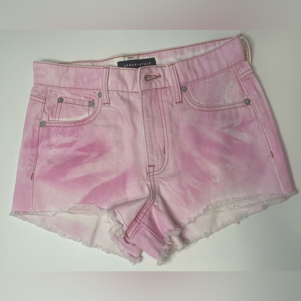 Aeropostale Powder Pink High Rise Shorts